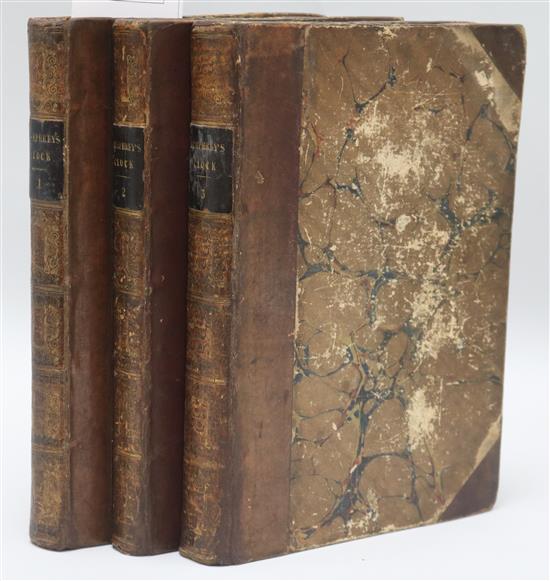 Dickens, Charles - Master Humphreys Clock, 3 vols, 1st edition in book form, contemporary half calf,